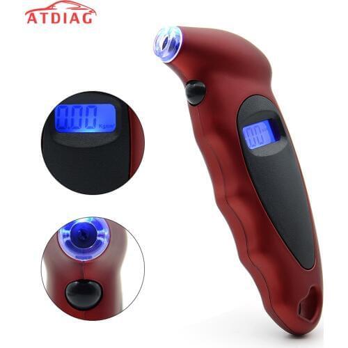 Digital Tire Pressure Gauge LCD Backlight Auto Car Motorcycle Tire Gauge Air Tire Gauge monitor Barometer Tyre Tester Meter