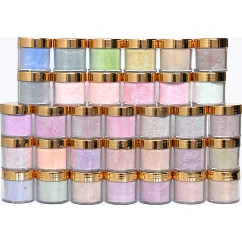 Color 91-120) Acrylic Powder 1OZ 3D Pattern Dust Mixed Glitter Manicure Nail Extension Design Acrylic + Dip Powder 130H