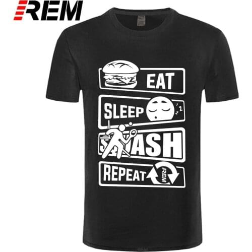 EAT SLEEP SQUASH T-SHIRT SQUASH TSHIRT RACQUET T-SHIRT SIZES S-XXXL New T Shirts Funny Tops Tee New Unisex Funny Tops