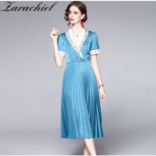 Офисные летние платья HAMALIEL China At AliExpress