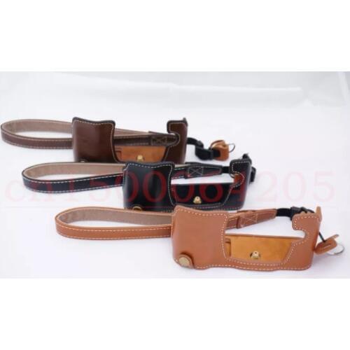 Classical Hard Camera Half Body Set Case For 0lympus OM-D EM10 14-42mm II R E-M10 14-42mm EZ PU Leather Cover Accessories