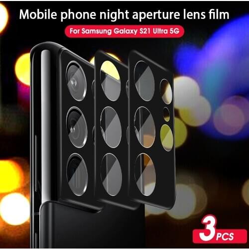 3PCS Mobile Phone Lens Glass for Samsung Galaxy S21 Ultra Plus S21+ 5G Camera Protector Glass for galaxy s21 s21ultra glass Film