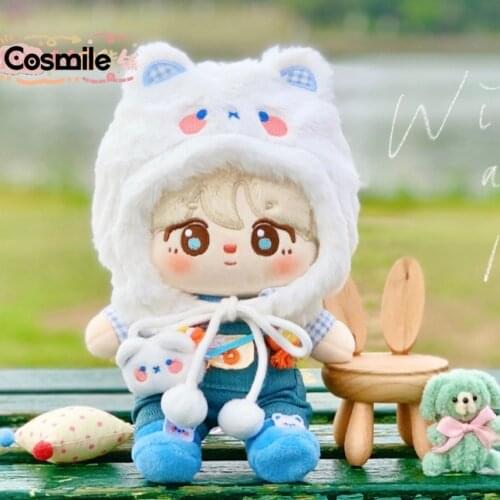 Cosmile Doll Bear Outfit Idol Star Clothes Costume Cosplay Fit For 15cm 20cm Plush Doll Toy Stuffed Cos Cute Xmas Gift MO C