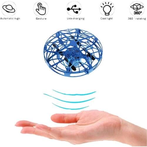 Mini Helicopter RC UFO Flying toys Aircraft Hand Sensing Infrared RC Quadcopter Electric Induction Toys for Children Mini Drone