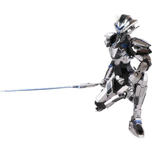 MMZ MODEL MU 3D Metal Puzzle Nano Core Bader Armor Knight YM-N028 DIY Assemble Model Kits Laser Cut Jigsaw Toys gift for kids