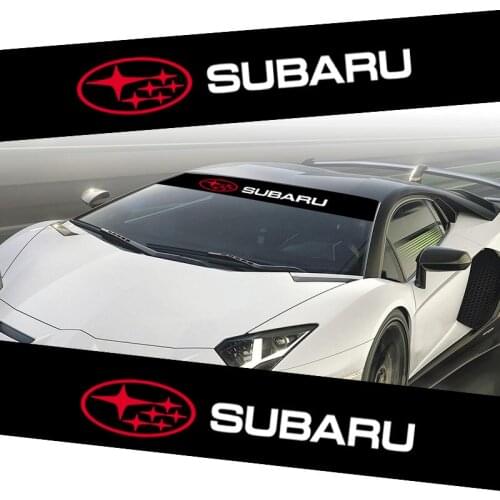1Pcs The New Fashion Window Sticker Front Rear Windshield For Subaru Forester impreza Outback Legacy Tribeca Car car accessories
