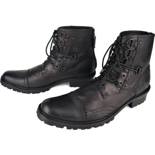 OTTO Military Autumn Boot Genuine Leather Boots Ankle Shoes Chelsea Boots Designer Leather Shoes Footwear Mens Winter Boots