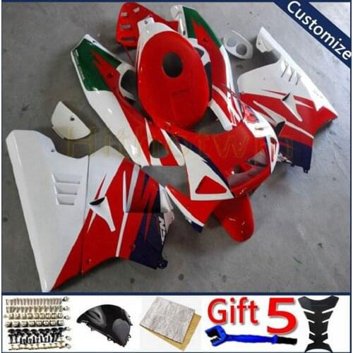 Custom motorcycle cowl For NSR250R MC28 1994 1995 1996 NSR 250R MC28 ABS plastic Fairing kit red black