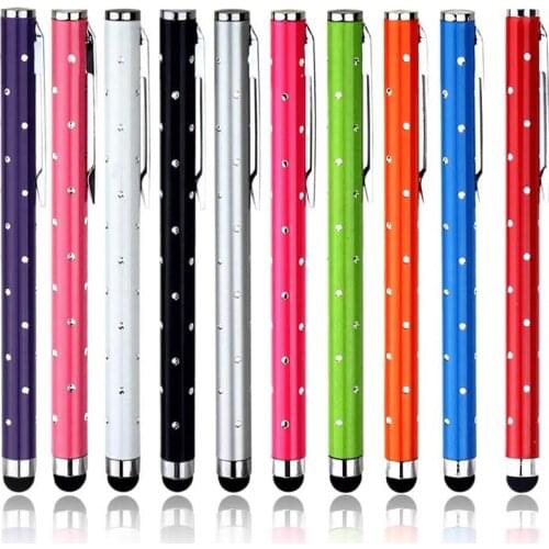 100pcs/lot Capacitive Stylus Touch Screen Pen Universal for IPhone iPad Pencil Huawei Samsung Smart Phone Note Android Tablet