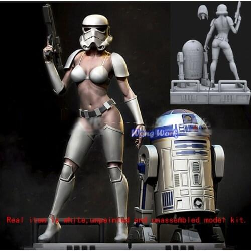 Wong Work Unpainted 30cmH 3D Printing Unassembled Garage Kits GK Model Kit Figure Statue TTG-210422-19