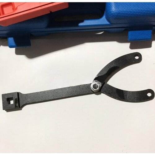 Y51B 15 Pieces Adjustable Fan Clutch Pully Holder Wrench Variable Pin Spanner Wrench