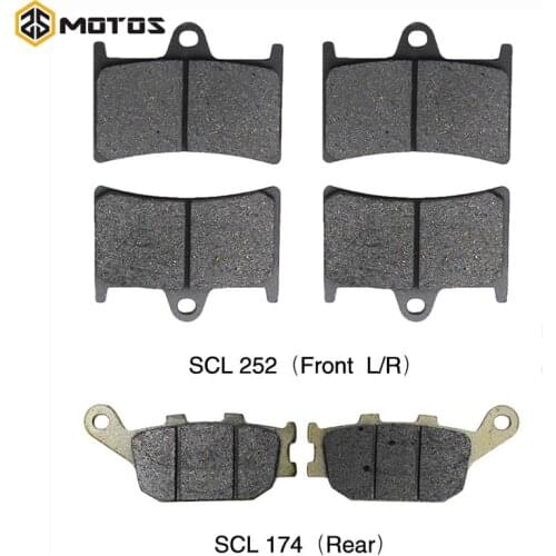 ZS Motos Motorcycle Rear Brake Pads For Yamaha FZ1 2006-2015