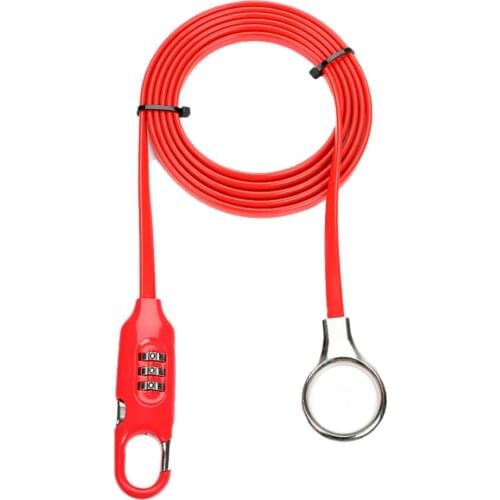 Non-Deformed Reusable Electric Scooter Steel Combination Safe Lock for Outdoor