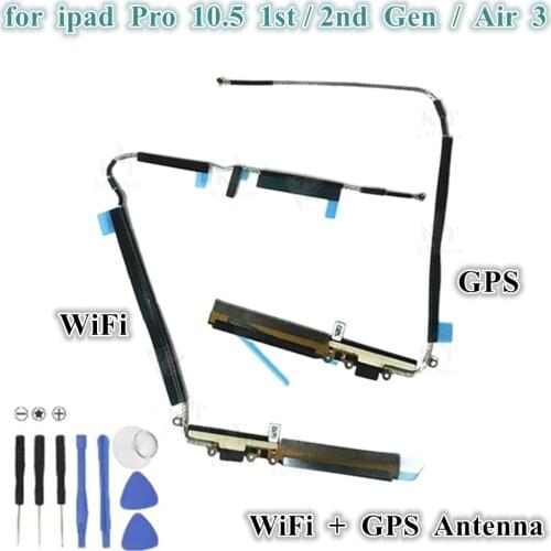 1Pcs New WiFi WLAN GPS Wireless Signal Antenna Connector Flex Cable Ribbon For iPad Pro 10.5 1st 2nd Gen Air 3 Replacement Parts