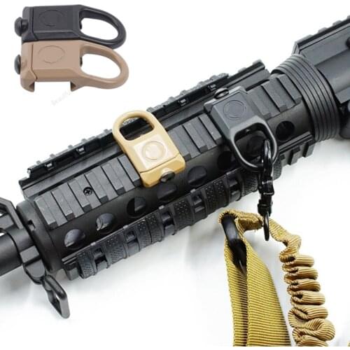 1Pc Tactical Quick Detach RSA-GBB Buckle Rifle Sling Swivel Hook Mount Adapter Fit 20mm Hunting Airsoft Rifle Gun Accessories