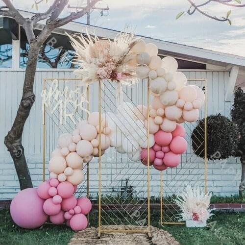 108pcs Retro Peach Red DIY Balloons Set Arch Garland Kit Party Background Decors Graduation Wedding Birthday Globos Supplies