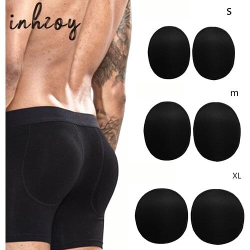 2Pcs Buttocks Enhancers Sponge Pads Butt Lifter Hip Pads Fake Ass Body Shapewear Inserts For Men Women