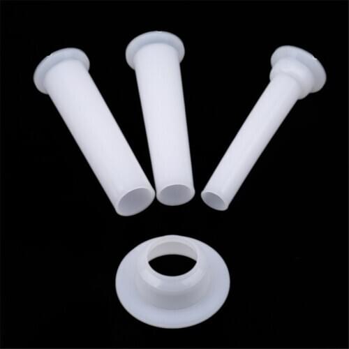 3pcs/set Meat Grinder Sausage Stuffer Filling Tubes DIY Sausage Maker Funnels Nozzles With 1PC 5.7cm Base Kitchen Tools