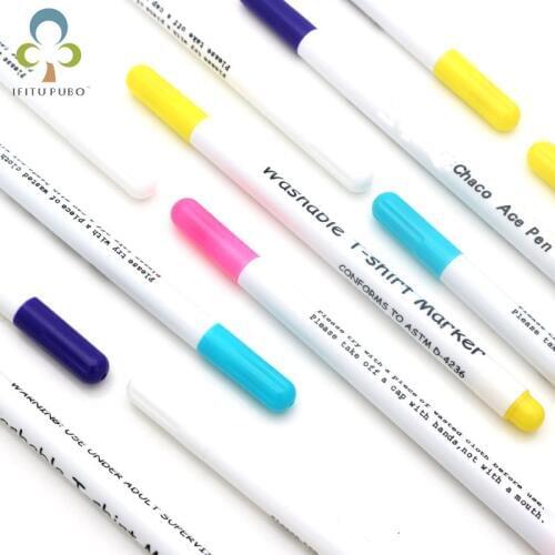 4Pcs Clothing Water Consumption Pen Water-soluble Pen Hydrolysis Pen Automatic Fader Pen Soluble Cloth Marker Pen LXX