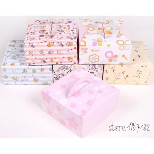 50pcs/lot 4 Grain Mooncake Packaging Box Beautiful Paper Wedding Boxes For Cupcake Wedding Cake Boxes And Packaging