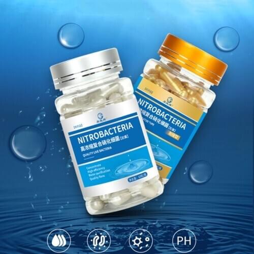 Aquarium Bacteria Capsule Nitrifying Bacteria for fresh Marine Water Cleaning