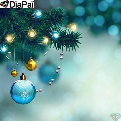 DiaPai Diamond Painting 5D DIY 100% Full Square/Round Drill "Tree light scenery" Diamond Embroidery Cross Stitch 3D Decor A24329