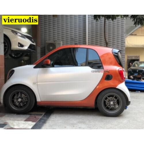 Car Accessories ABS Plastic Unpainted Color Exterior Rear Trunk Boot Wing Spoiler For Merced-Benz Smart Fortwo Four 453 Spoiler