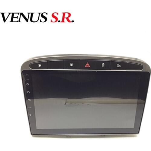 VenusSR Android 8.1 2.5D car dvd for peugeot 308 408 2010-2014 multimedia headunit GPS Radio stereo gps navigation
