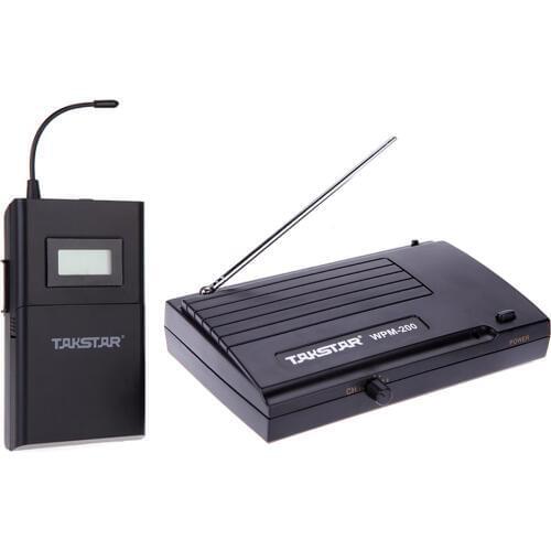 Takstar wpm-200/ wpm200R Wireless Recording studio Monitor System In-Ear UHF Wireless Headset Transmitter&Receiver,stage Monitor