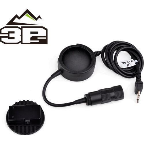 Airsoft Militry Large Push-to-Talk Button Tactical Headphone New ZTCI Tactical PTT New Headset Plug Hole Accessories Z138