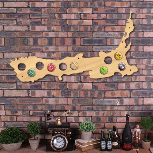 Wooden Wall Sign Beer Bottle Cap Display Holder New Zealand Beer Cap Map Pub Bar New Zealand Map Man Cave Beer Lovers Gift