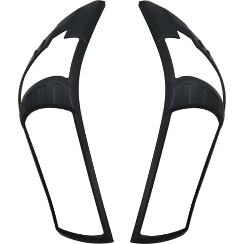 For Toyota 2016 Hilux Revo black headlight cover high quality modified exterior parts matte black headlight frame