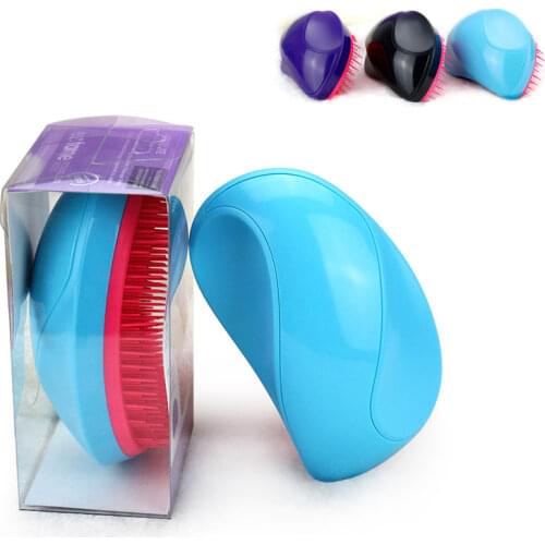 Hot Style Handle Detangling Comb Tangle Hair Brush Mouse Comb Professional Magic Straightening Combs Salon Styling Tamer Tool