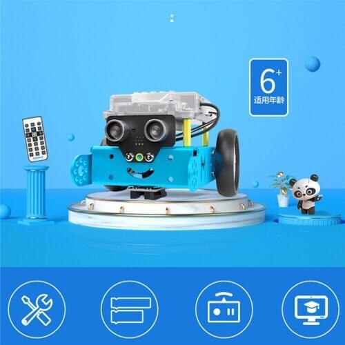 Intelligence Early Learning Machine DIY Assembling Creative Toys Programmable Smart Robot Car Building Kit Kids Toys Gift