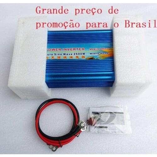 Free shipping Off Grid 2.5KW 2500W DC24V to AC220V New Model Pure Sine Wave Inverter Surge power 5000W