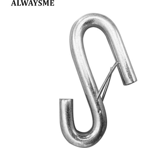 JayCreer Trailer Safety Chain S Hook For RV ,Trailer ,Boat