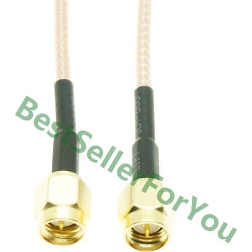SMA Connector Male To SMA Connector Male Plug Crimp Jumper Pigtail FPV RG316 Cable