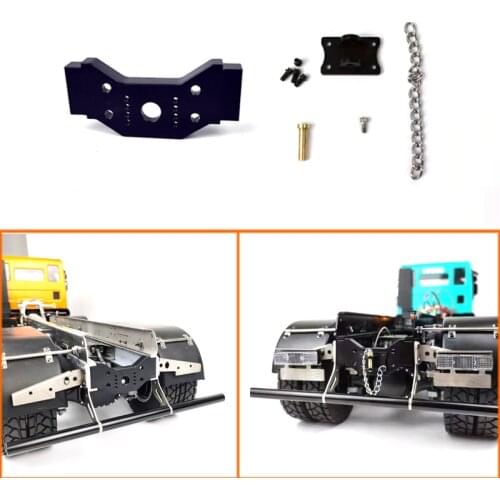 Metal Tail Beam Towing Hook for 1/14 Tamiya RC Truck Trailer Tipper Scania MAN Benz Actros Volvo Car Diy Parts