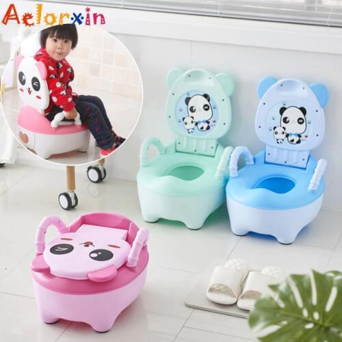 Cartoon Animals Baby Childrens Pots Kids Potty Training Childrens Potty Seat Urinal For Nursery Pad On The Childrens Toile