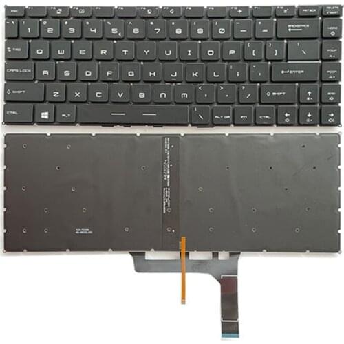 New Laptop US backlit Keyboard for MSI GS65 8RE 8RF GS65VR WS65 MS-16Q1 MS-16Q2 16Q3 16Q4 PS42 PS63 GF63 8RC 8RD MS-16R1 16R2