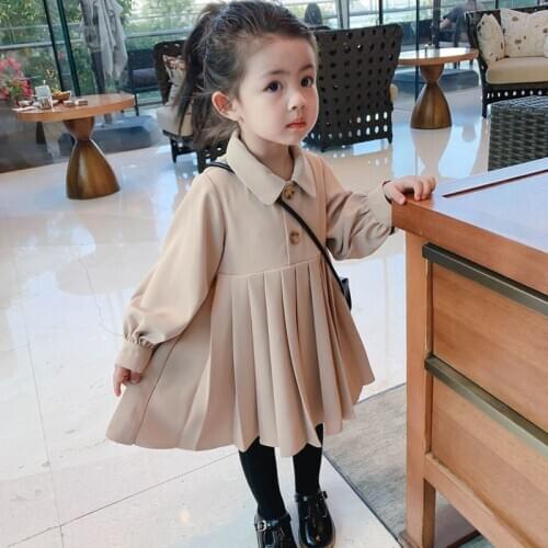 Autumn Winter Girls Dresses 2020 New Smart Casual Christmas ChildrenS Clothing Delicate Princess Long Sleeves Dress For Girs