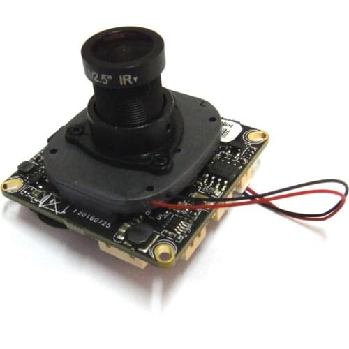 Full Network HD 4MP Audio CCTV POE IP Camera Module Security IPC board H.265 ONVIF with POE cable lens