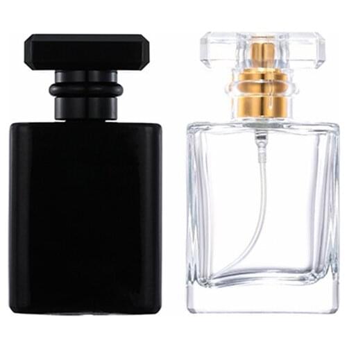 Nbyaic 50pcs 30ml high-end portable travel packaging perfume bottle, 50ml spray bottle, 100ml large-capacity empty bottle