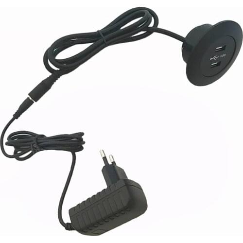 Power Recliner Charger Power Adapter Plug Socket Sofa Dual USB Charger For Home Cinema Lounge Chair EU Plug