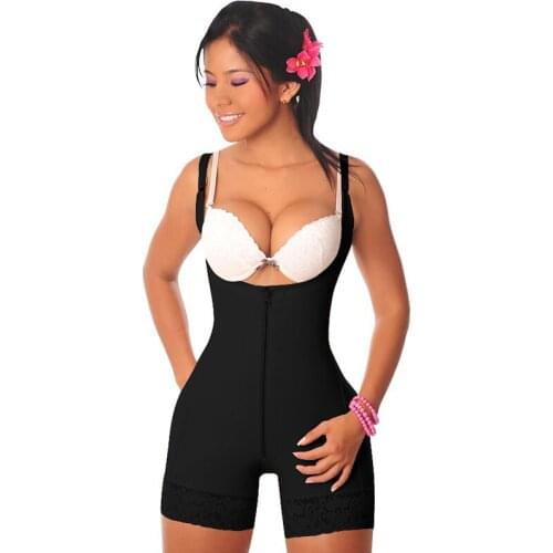 Women Slimming Bodysuit Fajas Magic Full Body Shaper Waisttrainer Clip Zip With Butt Lifter Tummy Trimmer Tummy Control Corset