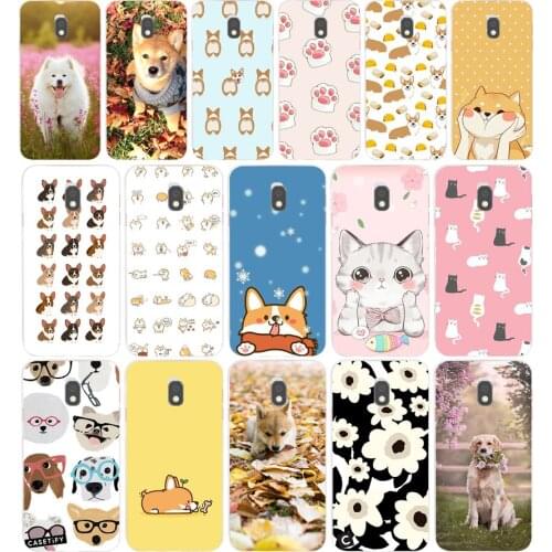 107AA Shiba Inu Dog Puppy gift Soft Silicone Tpu Cover phone Case for Samsung Galaxy J2 J4 Prime J6 Plus J7 2016 2017 case