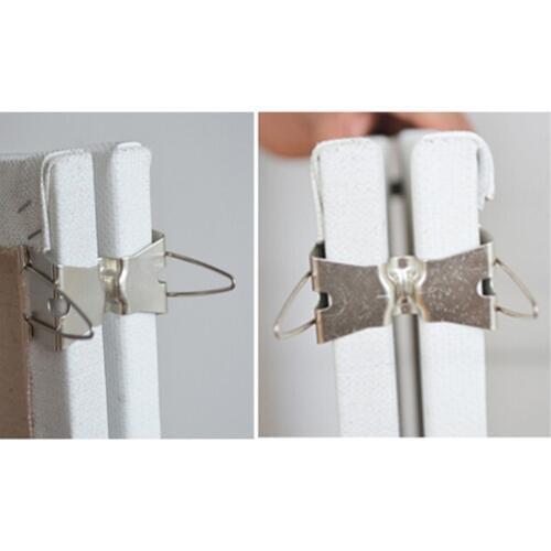 1x Heavy Duty Stainless Steel WET CANVAS CLIPS Hold 2 canvas face to face For Oil painting frame Art Supplies