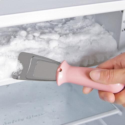 1Pcs Refrigerator Deicer Shovel Freezer Stainless Steel Shovel De-icer Household Cleaning Ice Shovel Defrosting Shovel Scraper