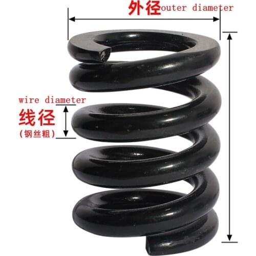 1PCS large spring wire diameter 10mm compression spring ladder pressure stage Spring