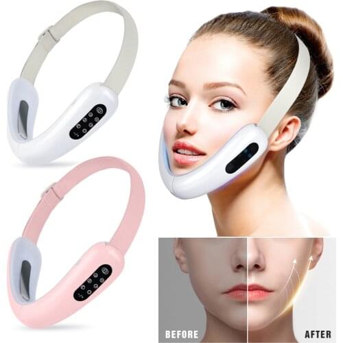 V Face Lifting Facial Massager Machine EMS Microcurrent Slimming Double Chin Remover Skin Firming Anti Wrinkle Slimmer Device